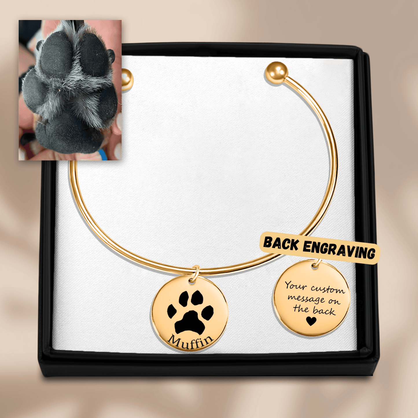 Pawprint Bangle