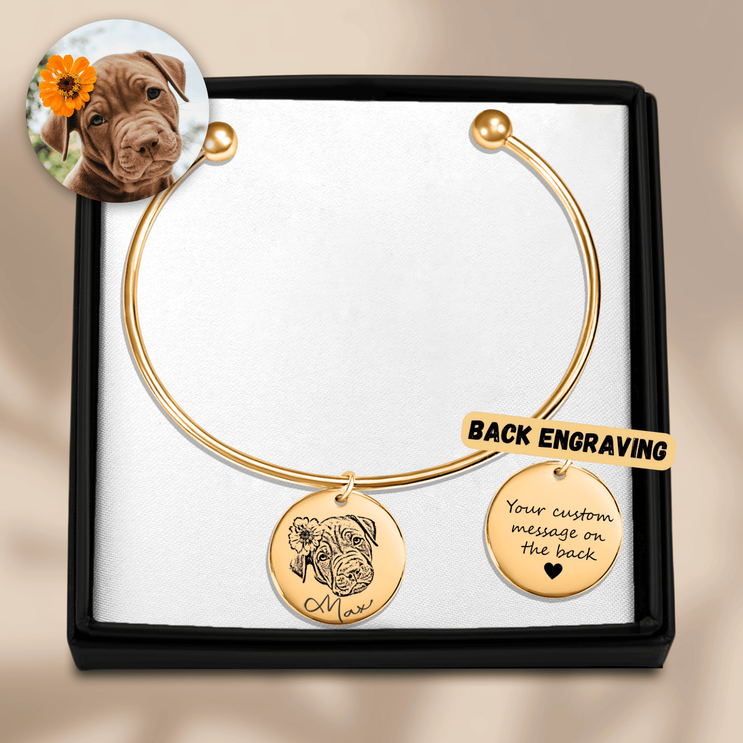 Pet Portrait Bangle