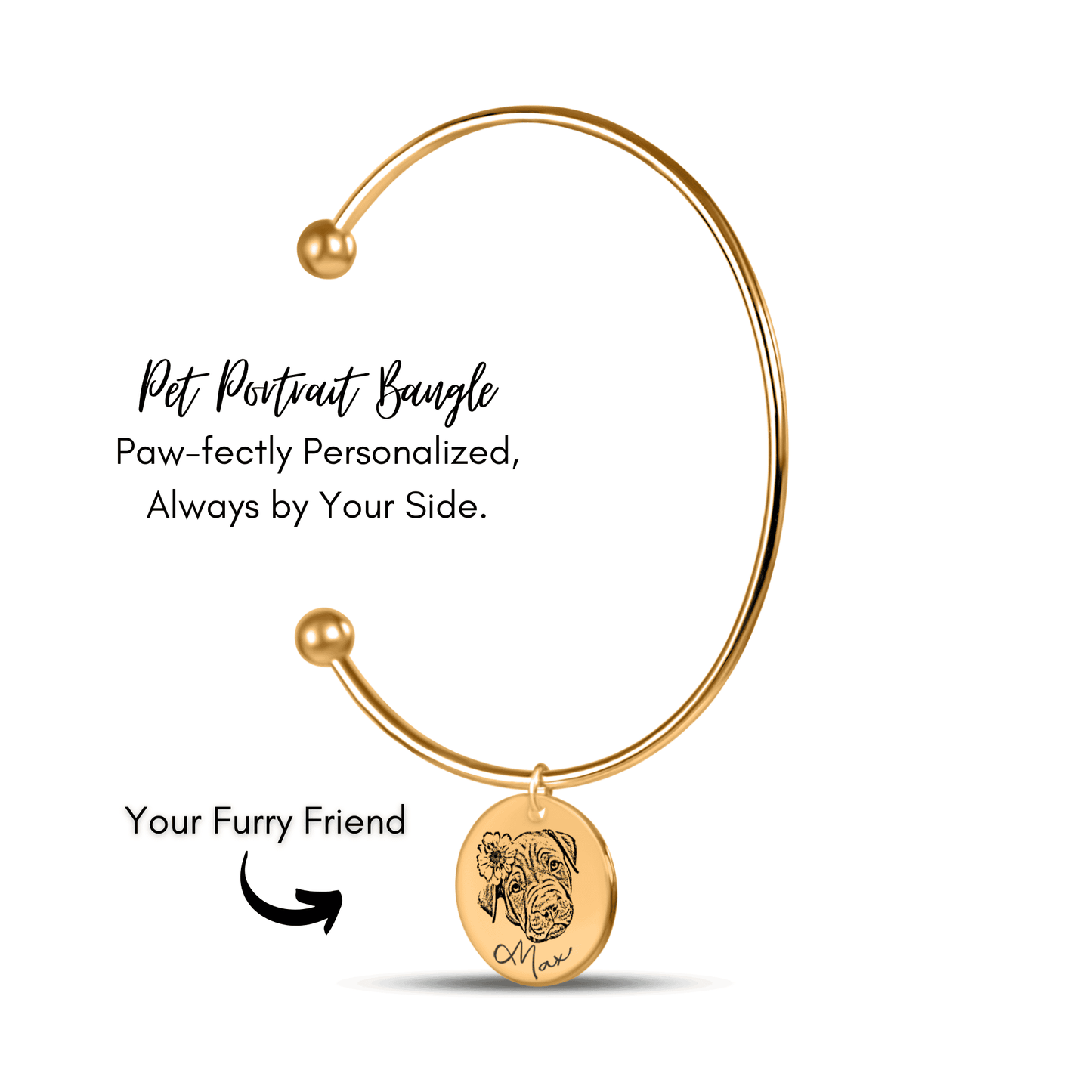 Pet Portrait Bangle