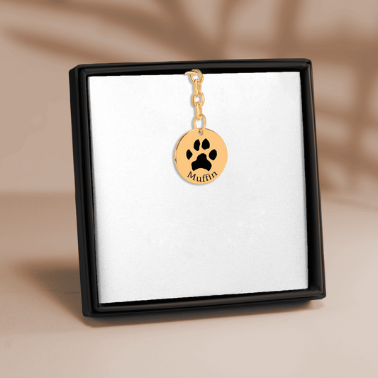 Pawprint Keychain