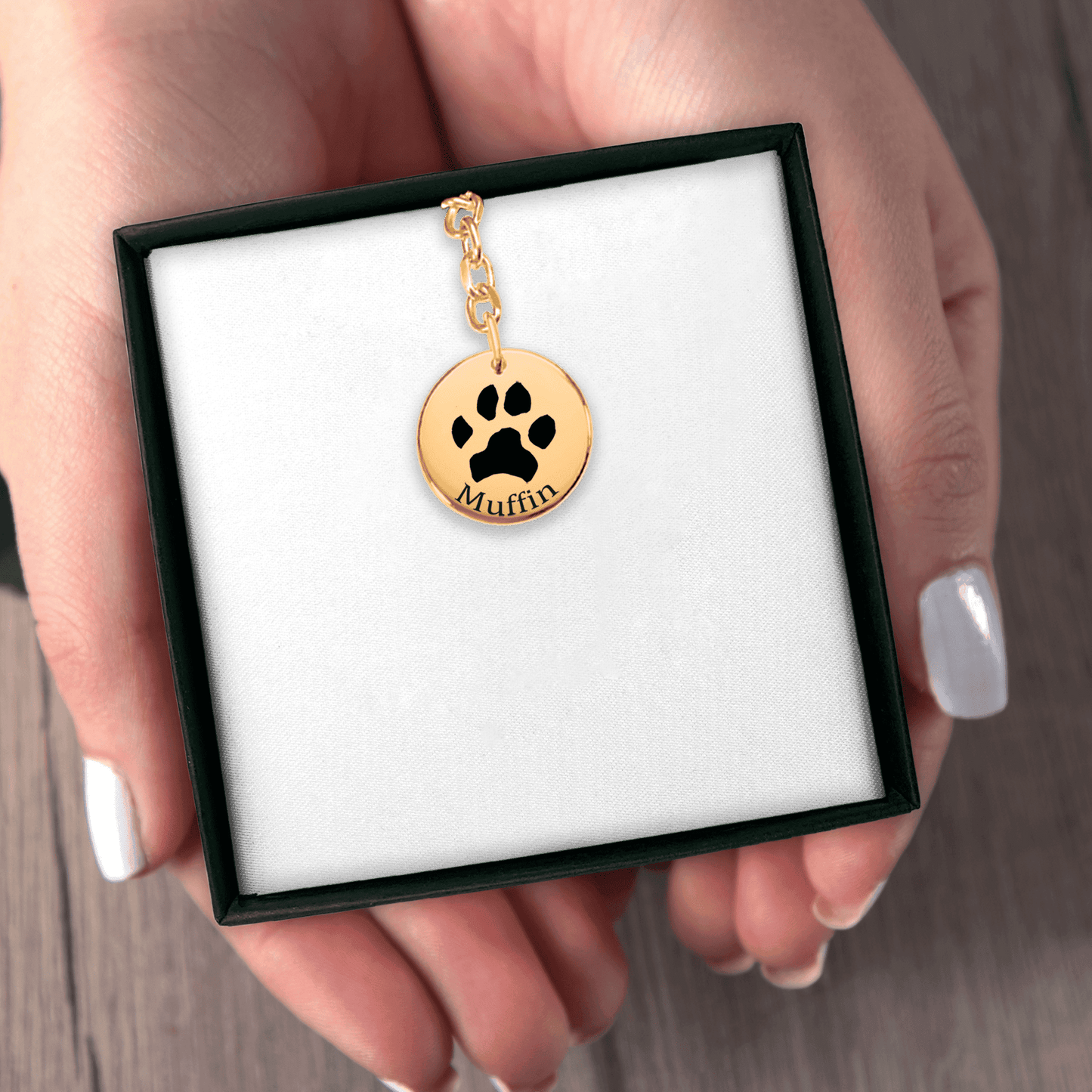 Pawprint Keychain