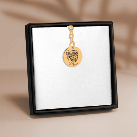 Pet Portrait Keychain