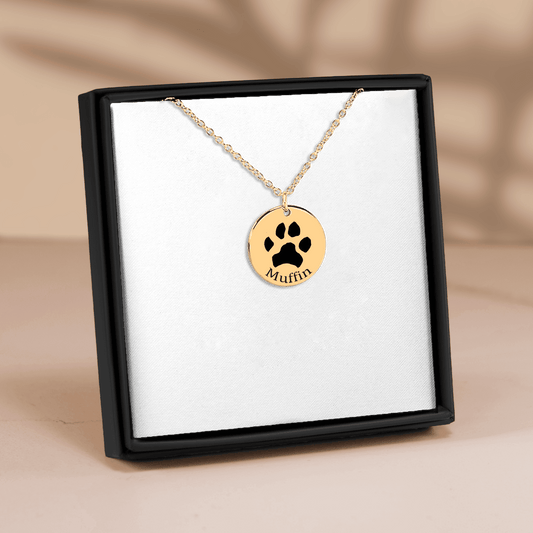 Paw Print Necklace