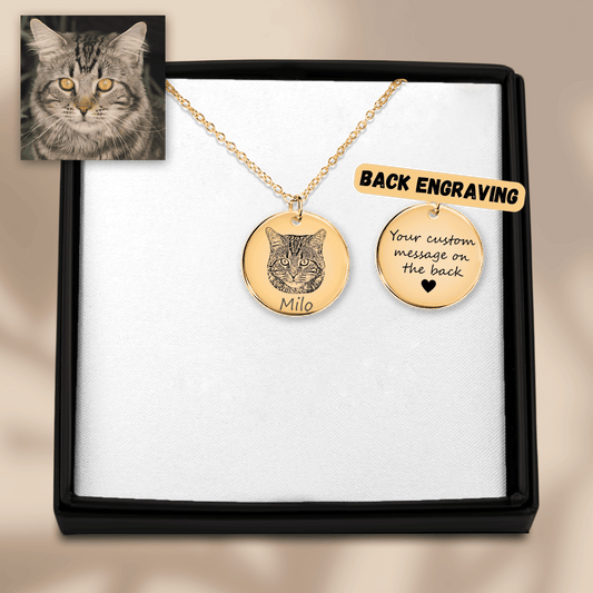 Cat Portrait Necklace